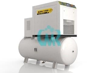 Компрессор винтовой ДЭН-15Ш-ОР (500л) &laquo;Плюс&raquo;, ЧКЗ, 15кВт