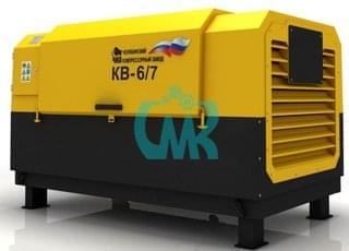 Компрессор винтовой дизельный КВ-6/7, ЧКЗ, Deutz F03L2011 (35,8)кВт