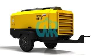 Компрессор винтовой передвижной дизельный КВ-8/8П, ЧКЗ, Д-243 (59,6)кВт