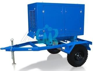 Дизельный генератор ТСС АД-40С-Т400-2РПМ11 на шасси с АВР